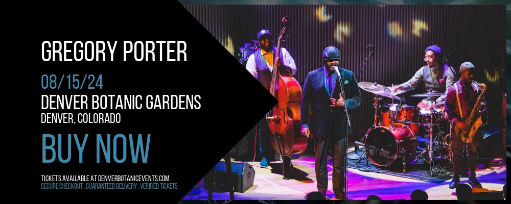 Gregory Porter at Denver Botanic Gardens